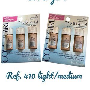 2X COVERGIRL Trublend Liquid Make-Up #410 Light/Medium